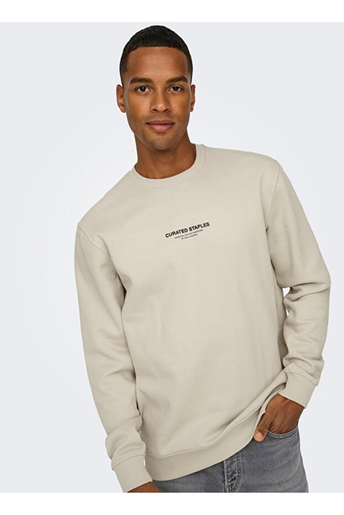 Only&Sons Sweatshirt 22030923 Ekru