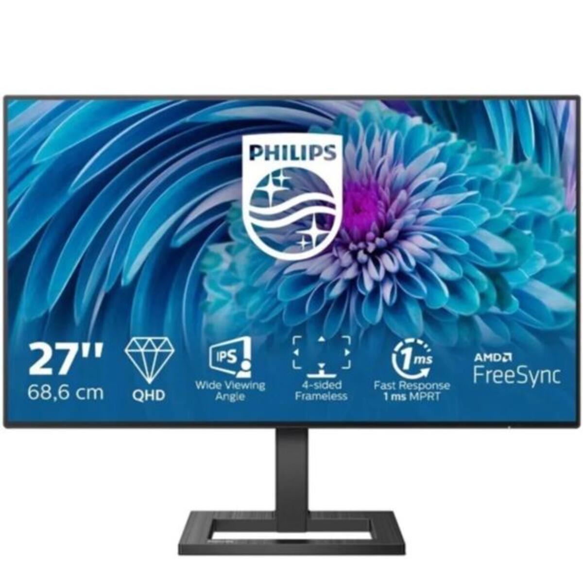 Philips Monitör 27" QHD Ips 4Ms 75Hz 275E2FAE-00