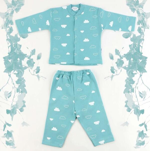 Sebi Pijama Takım Bulutlu 9102 3-12 Ay