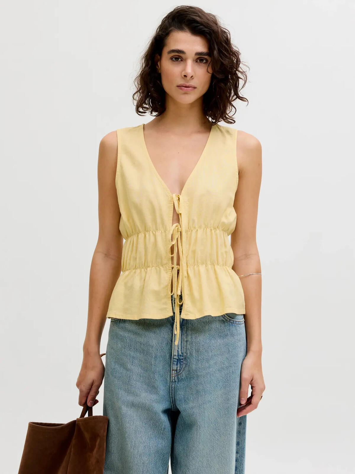 Jjxx Kadın Bluz 12287713 Sarı