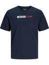Jack&Jones Tişört 12233999 Koyu Mavi