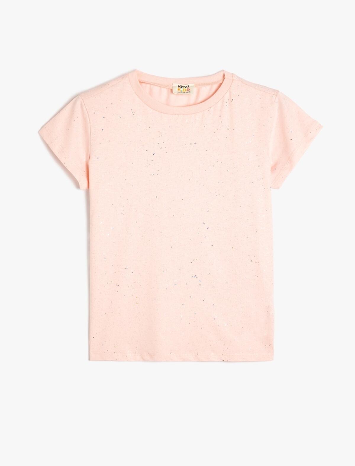 Koton Tişört Kız Çocuk 5SKG10048AK Pembe
