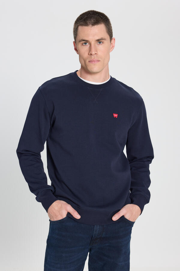 Wrangler Sweatshirt W242726410 Lacivert