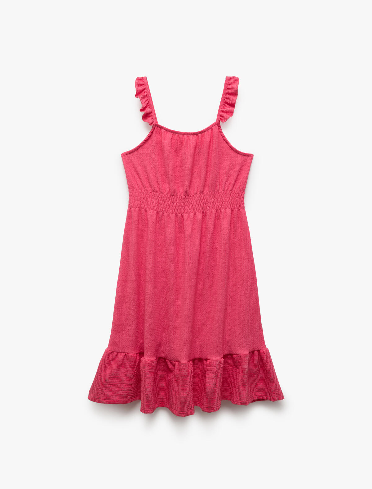 Koton Elbise Kız Çocuk 5SKG80011AK Pembe