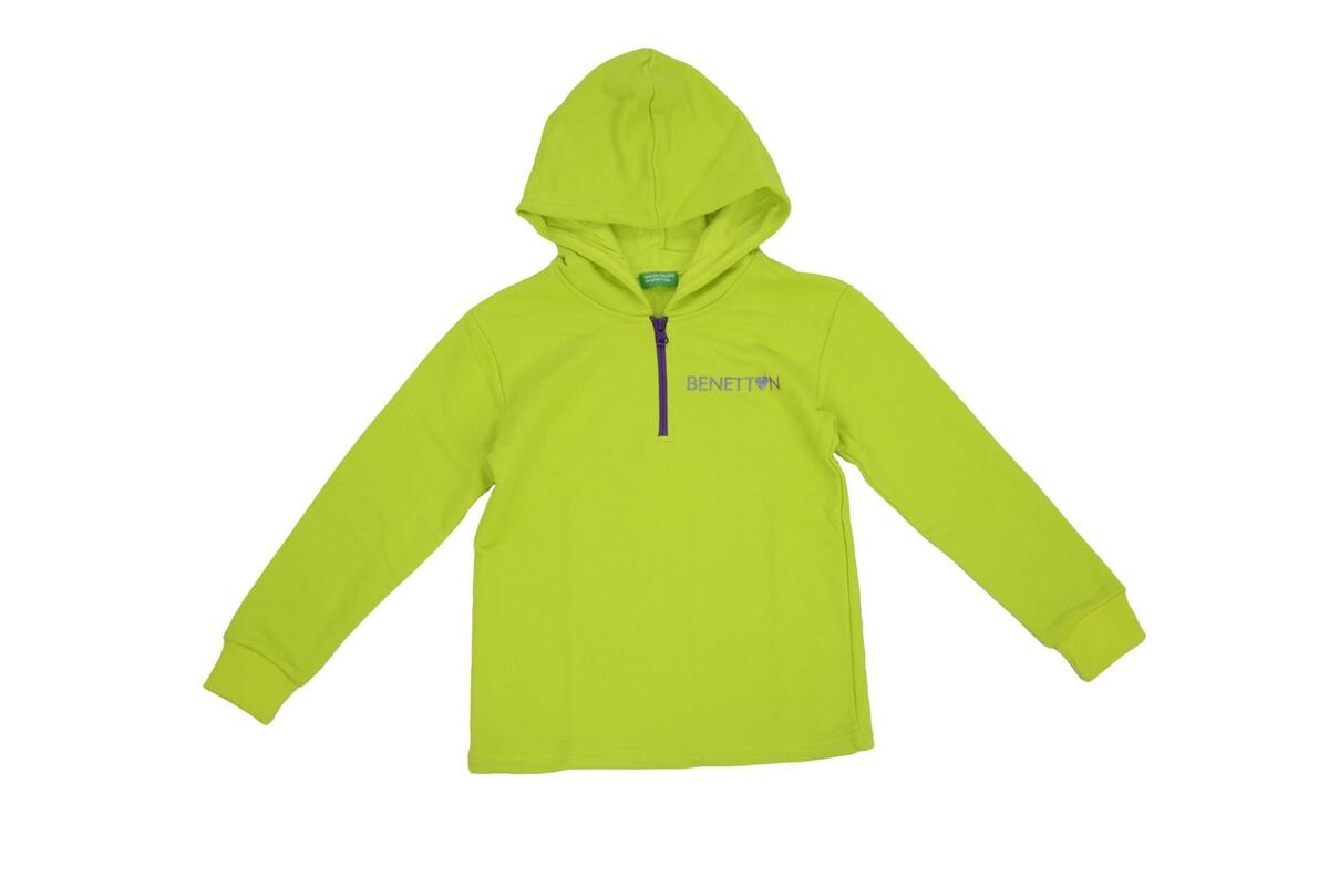 Benetton Sweatshirt Kız Çocuk BNT-G21559 72811 Yağ Yeşili