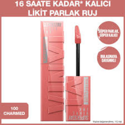 Maybelline Ruj Super Stay Vinyl Ink No:100 (Dy)