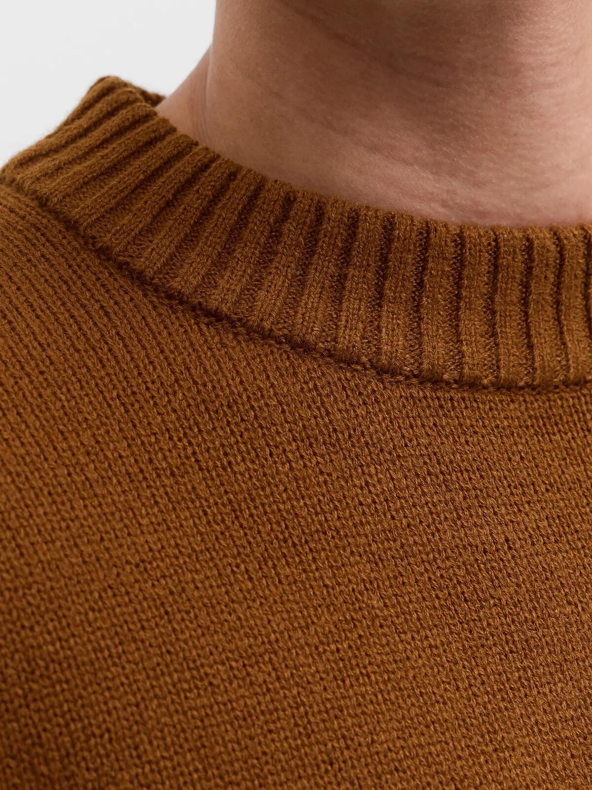 Jack&Jones Kazak 12278942 Açık Kahve