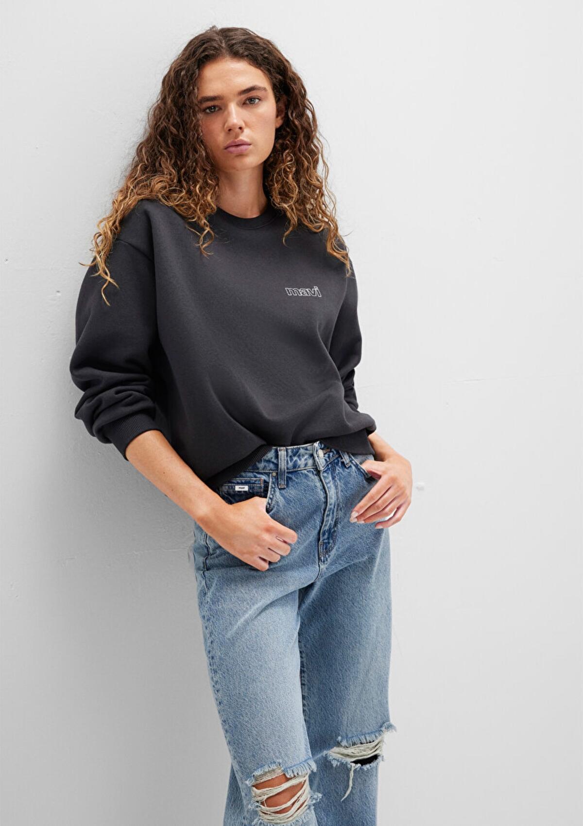 Mavi Sweatshirt M1611656-82185 Antrasit