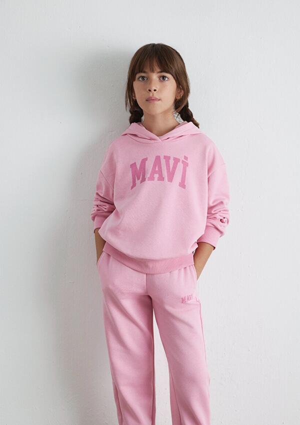 Mavi Sweatshirt Kız Çocuk M7S10147-70972 Pembe