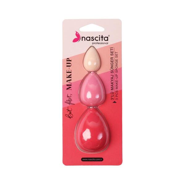 Nascita Makyaj Sünger Seti 3Lü NASYUZFS0124