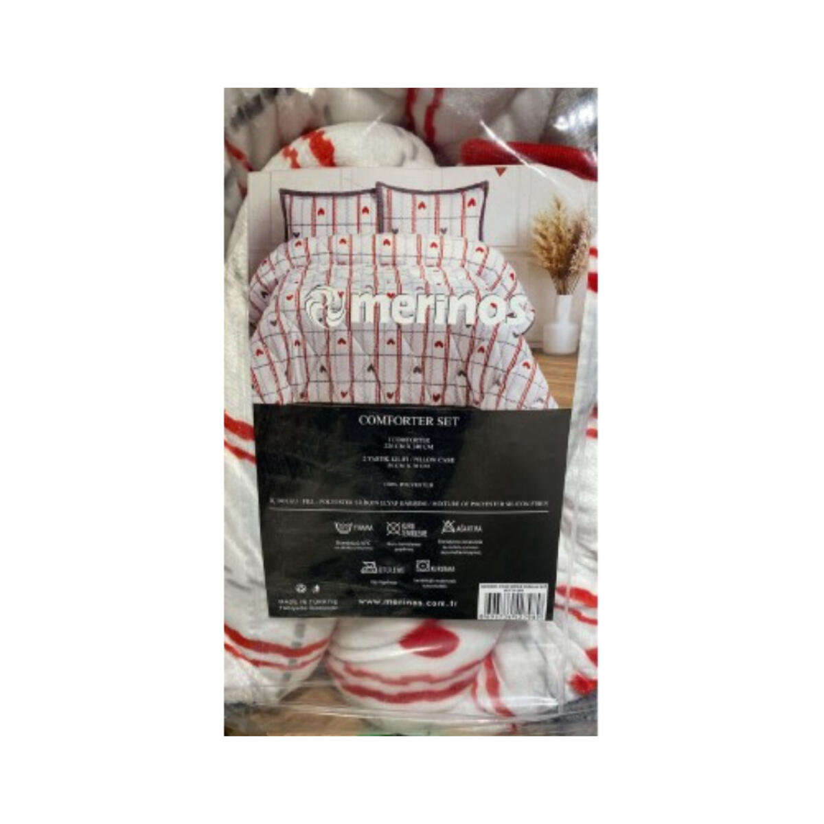 Merinos Yorgan Comforter Set Çk Betty Gri