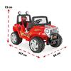 Pilsan Akülü Araba Kumandalı Ranger 12V 05-107 Kırmızı
