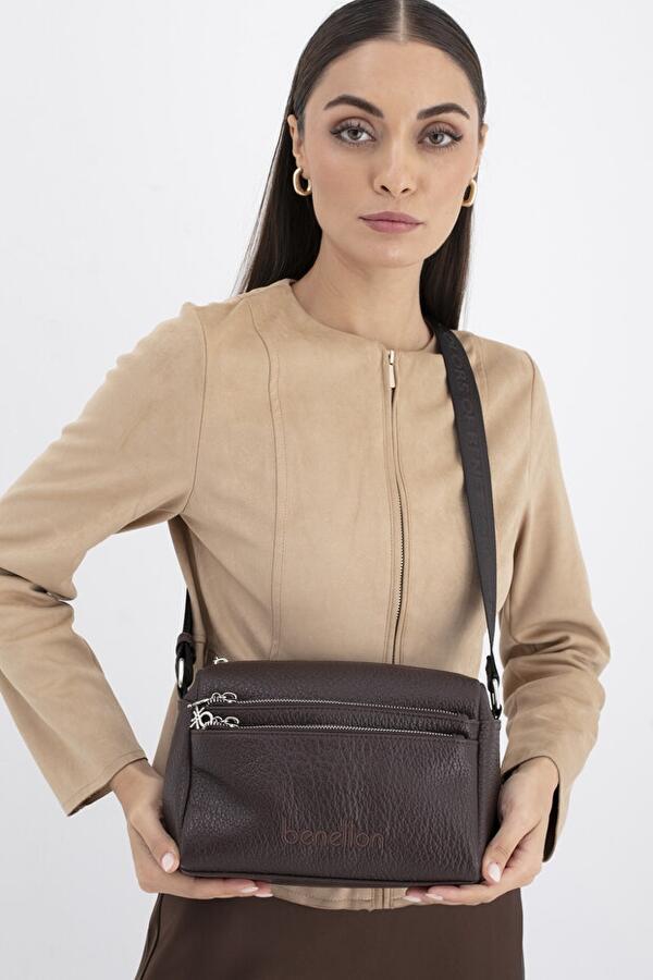 United Colors Of Benetton Kadın Kol Çantası BNT_1692 Kahve