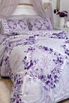Özdilek Nevresim Takımı Çift Kişilik Saten Soft Life Provence Lila
