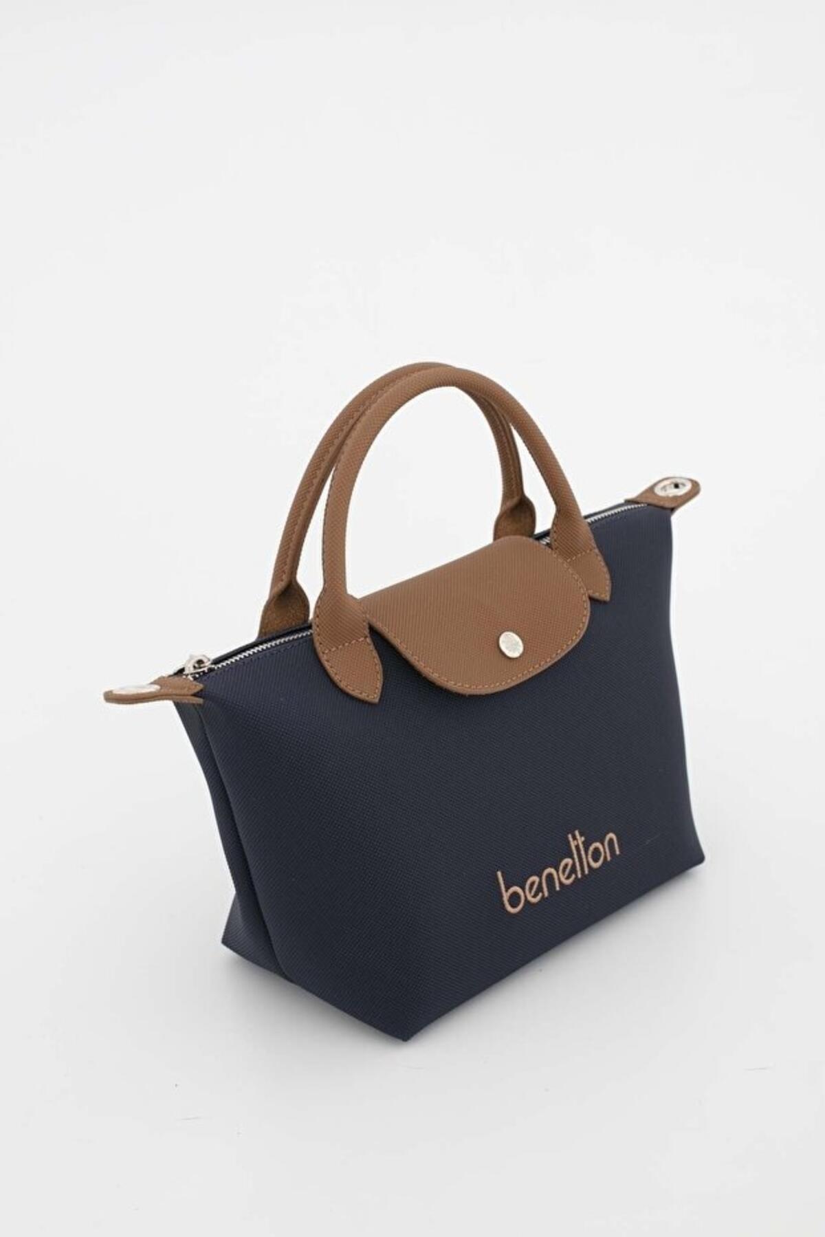 United Colors Of Benetton Kadın Kol Çantası BNT_1702 Lacivert-Camel