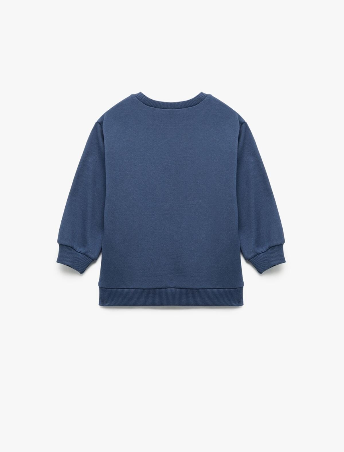 Koton Sweatshirt Kız Bebek 6WMG10055AK Lacivert