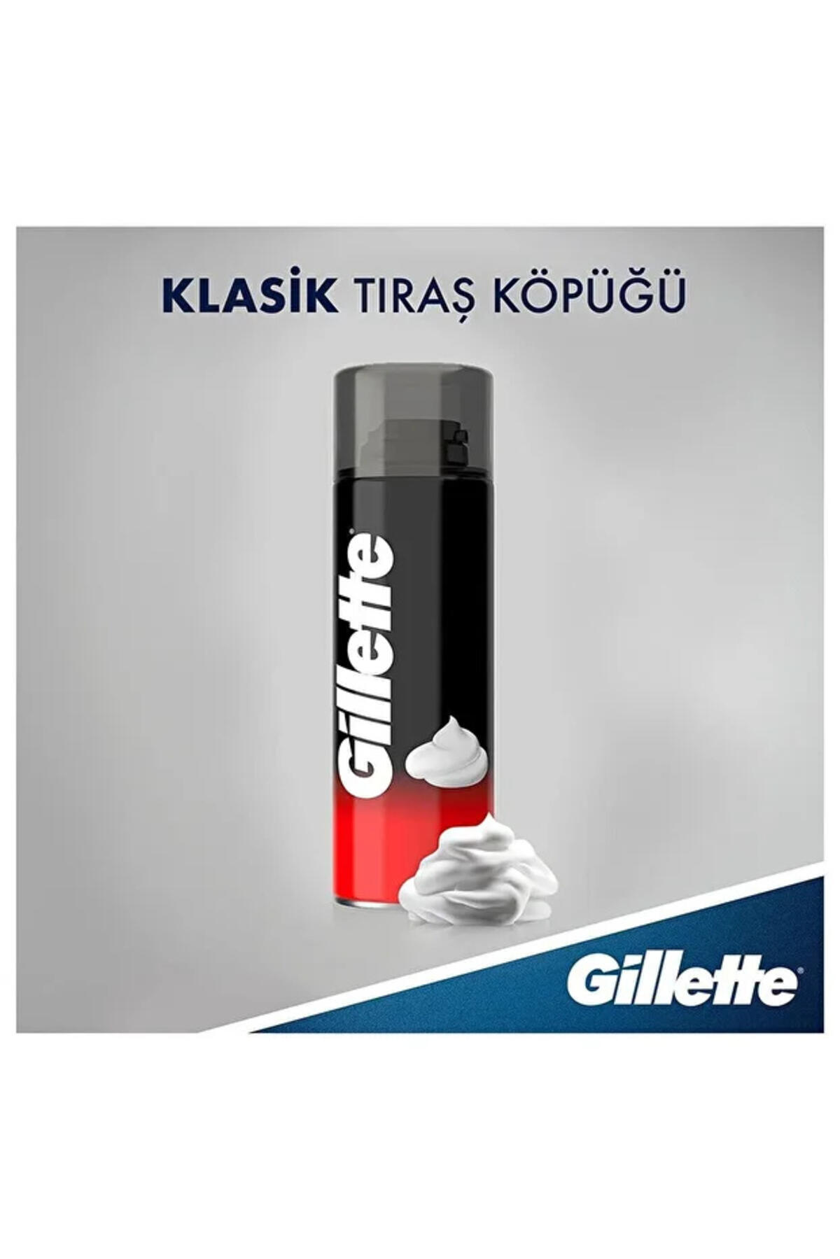 Gillette Traş Köpüğü Normal Ciltler 200Ml