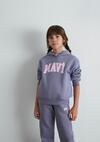 Mavi Sweatshirt Kız Çocuk M7610035-88095 Mor
