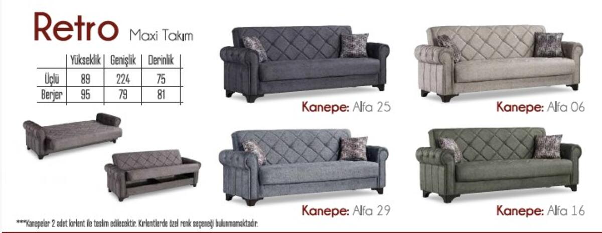 Vespero Kanepe Retro