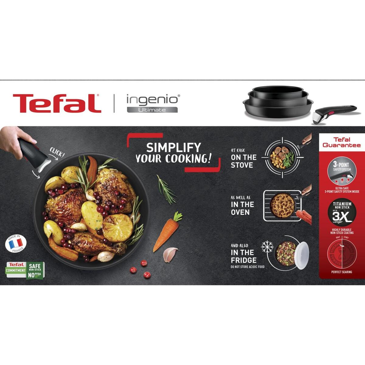 Tefal İngenio 12P UltiateTitanium 9591 3X Büyük