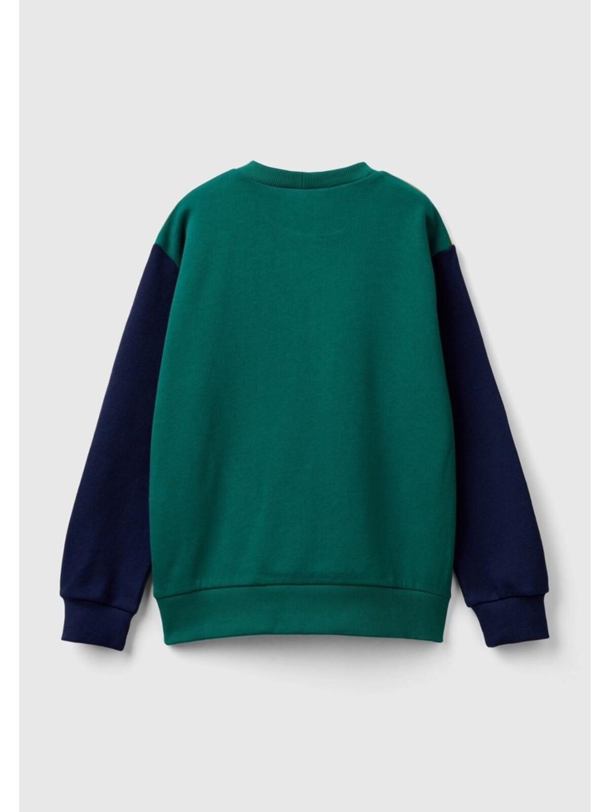 Benetton Sweatshirt Erkek Çocuk 3J68C10JM Sarı