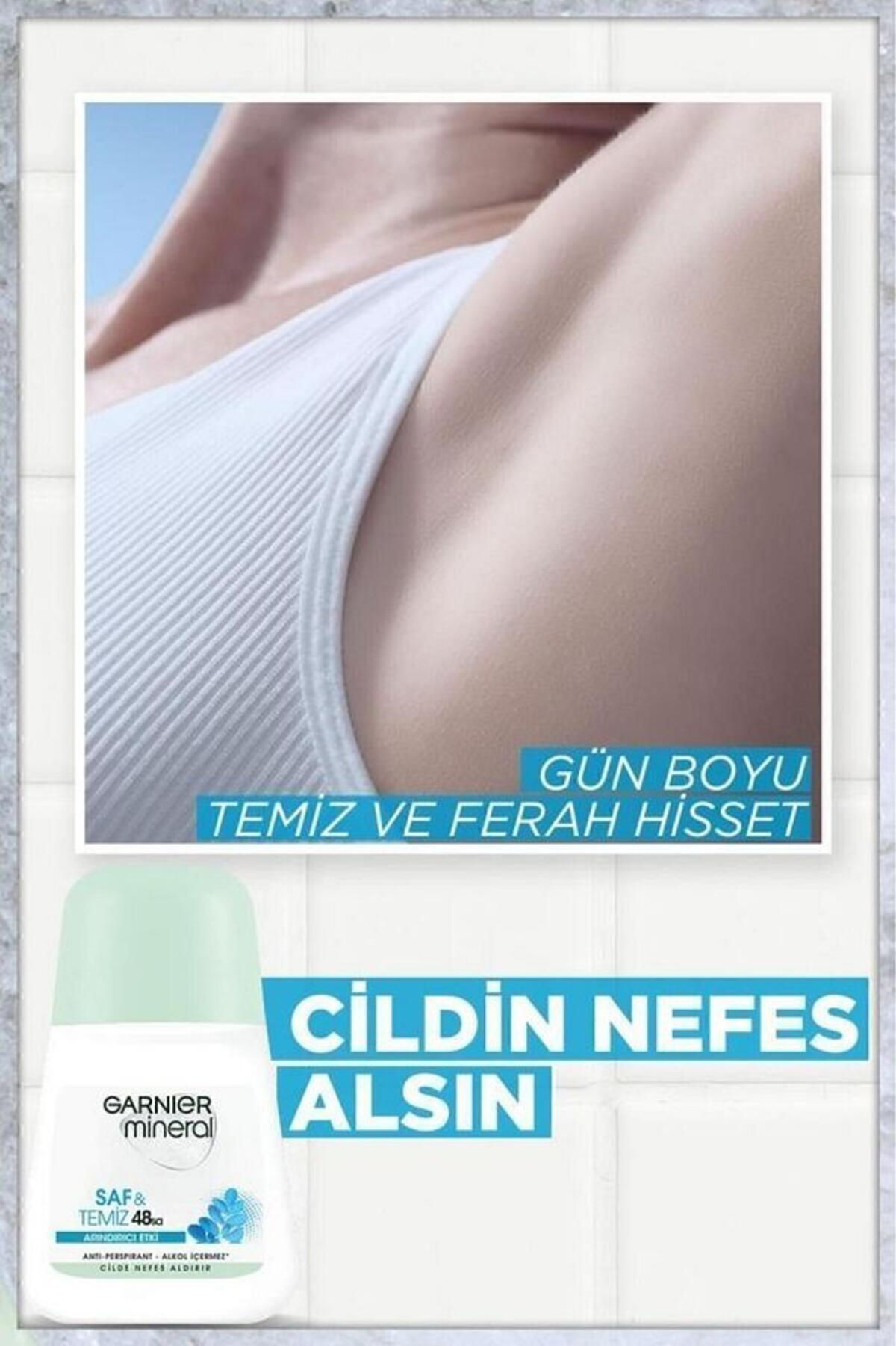 Garnier Mineral Roll-On Saf&Temiz 50Ml