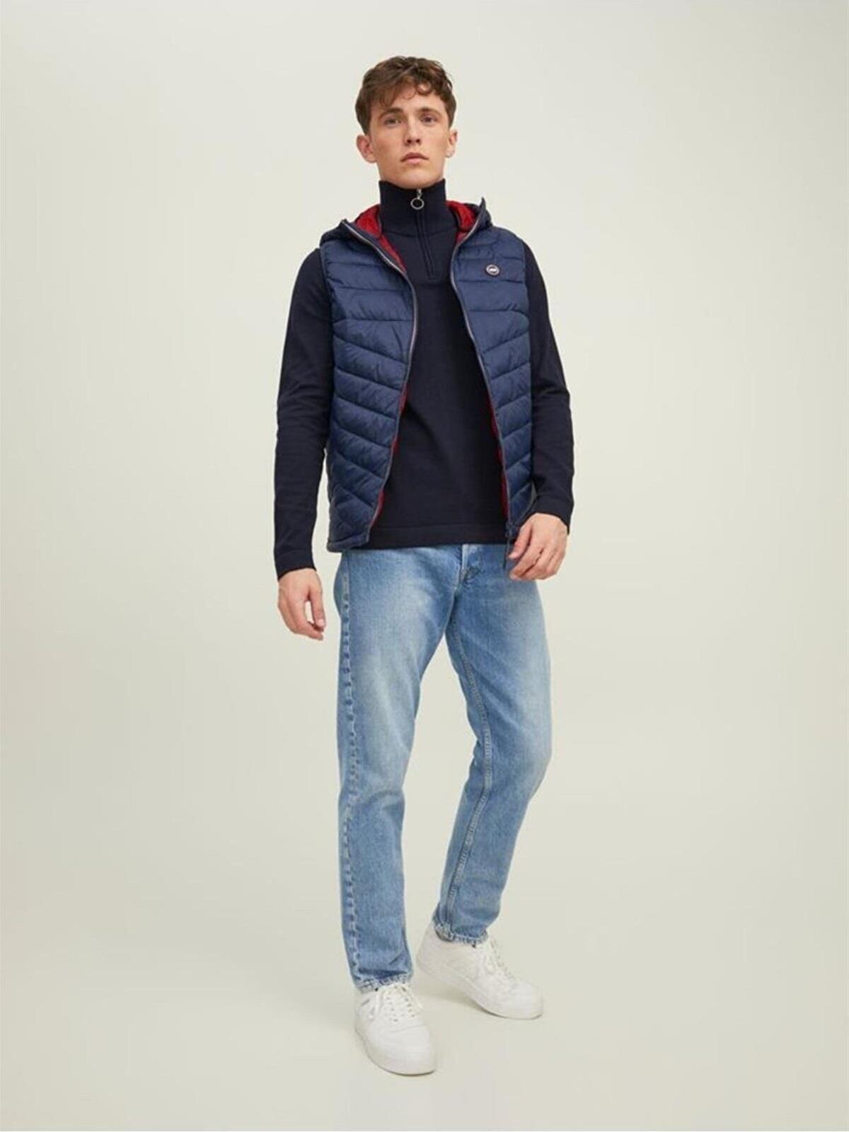 Jack&Jones Yelek 12211789 Lacivert