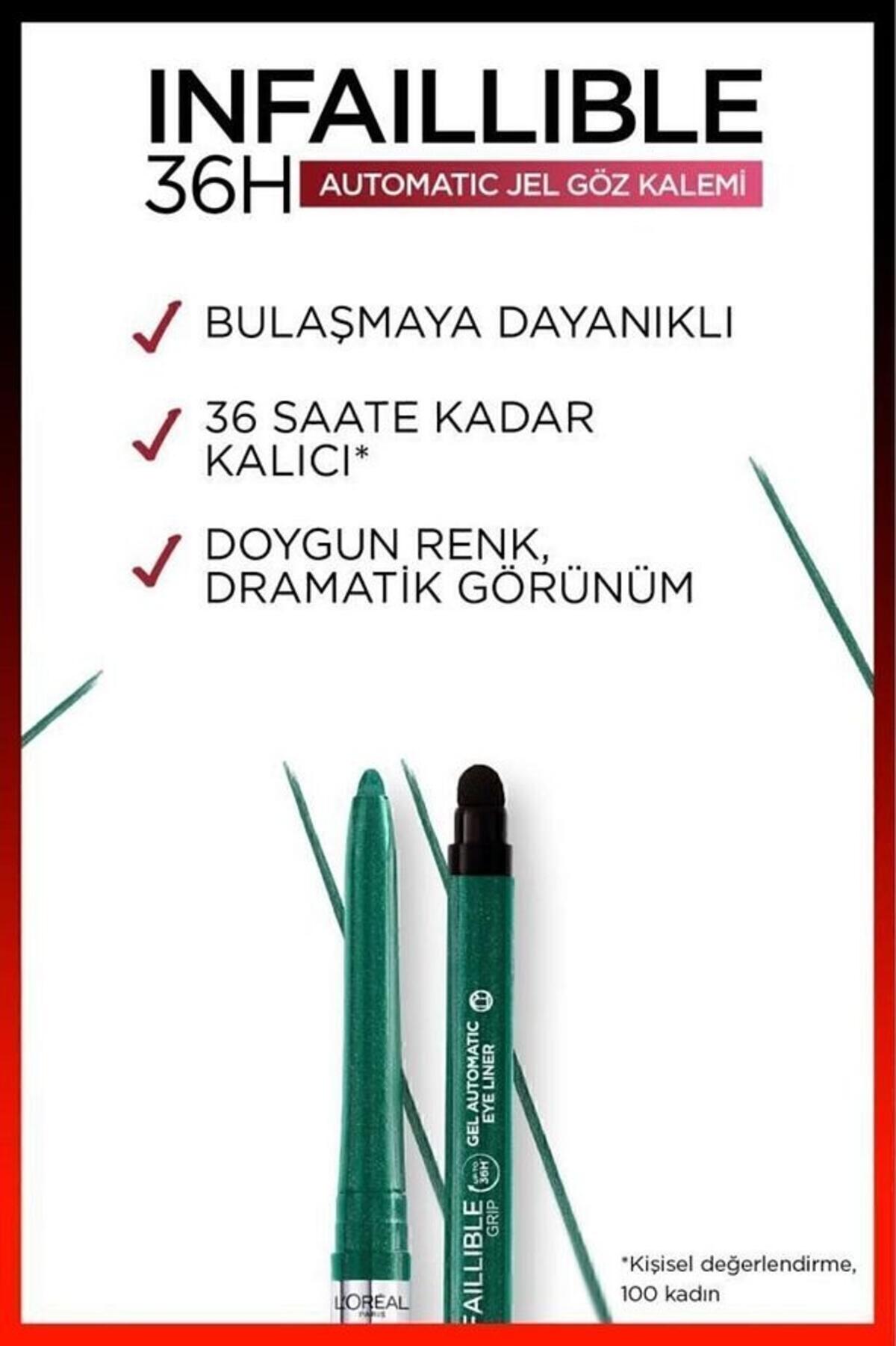 Loreal Paris Eyeliner İnfaillible Gel Auto No:260 Emerald G.