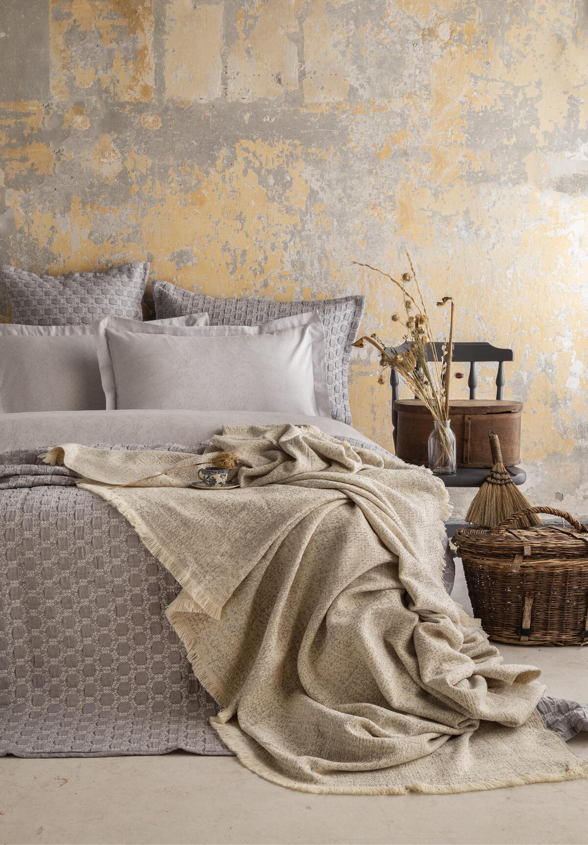 Apricitas Home Timeless Set Çift Kişilik Trona Gray