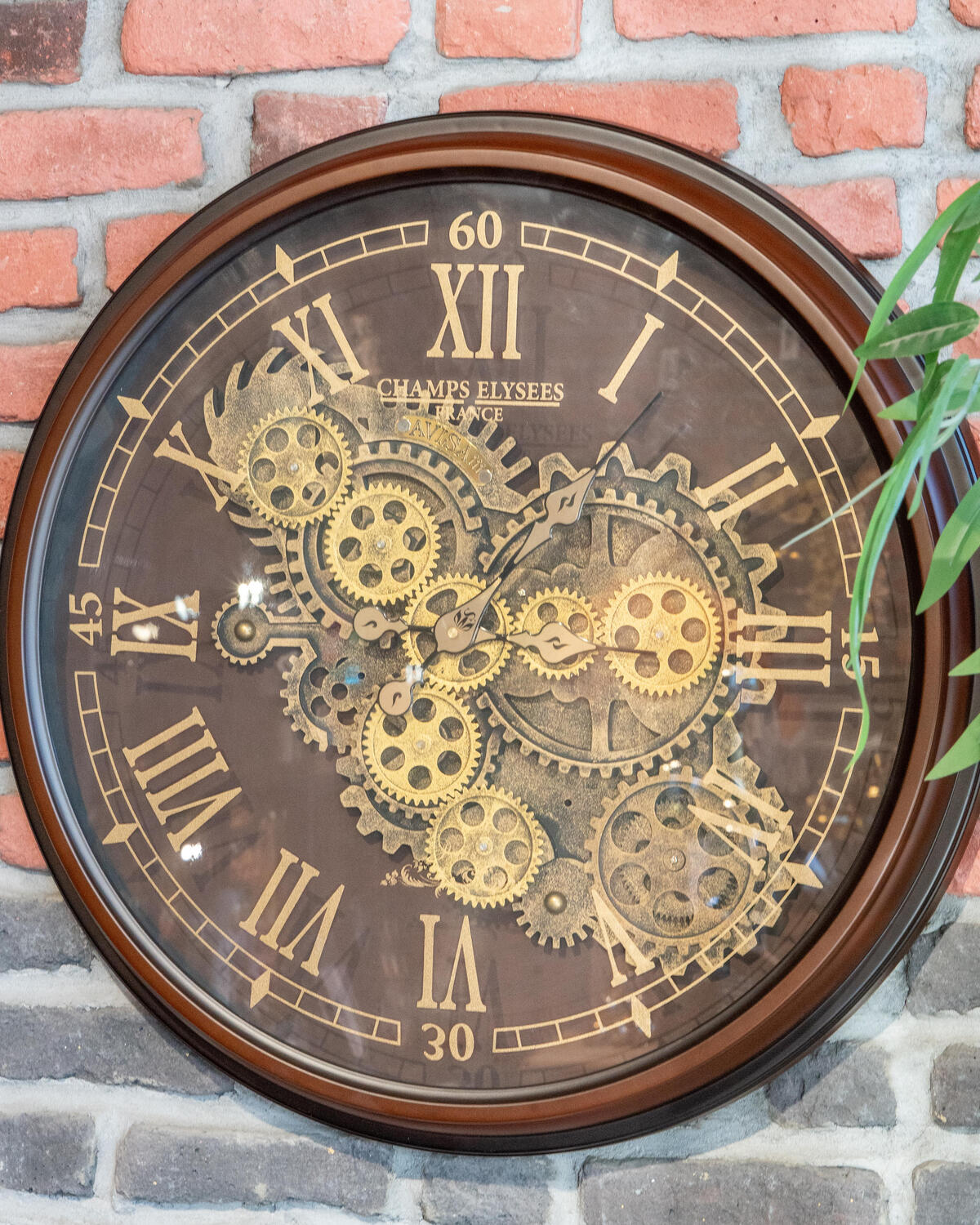 Mondecor Çarklı Duvar Saati Kahve 70 Cm Zcg502