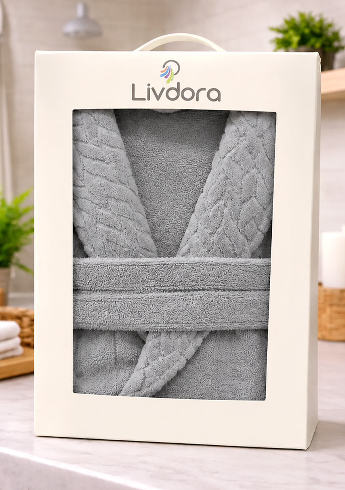 Livdora Bornoz Şalyaka Eliz A.Gri (L-XL)