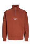 Jack&Jones Sweatshirt 12241777 Koyu Kahverengi