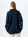 Koton Sweatshirt 5WAL10123IK Lacivert