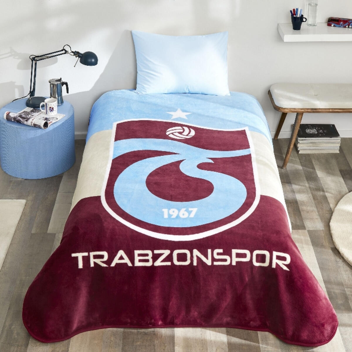 Kristal Battaniye Tk Lisanslı Trabzonspor Üç Renk (Dy)