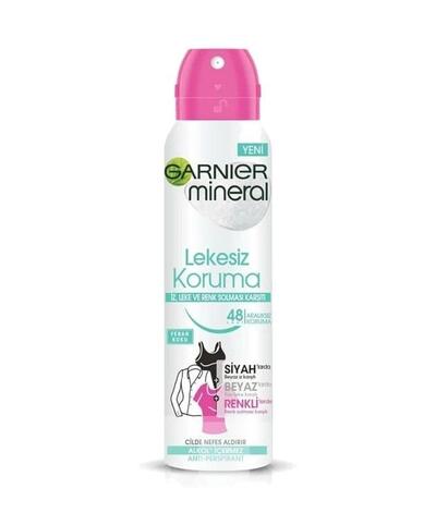 Garnier Kadın Deodorant Mineral Lekesiz Koruma Ferah K.150Ml (Dy)