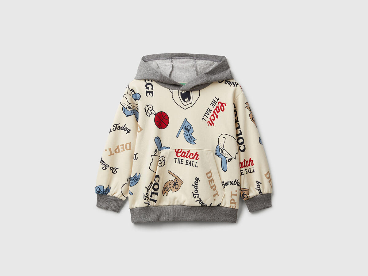 Benetton Sweatshirt Erkek Bebek BNT-BB 3X7YG2017-25K Renkli