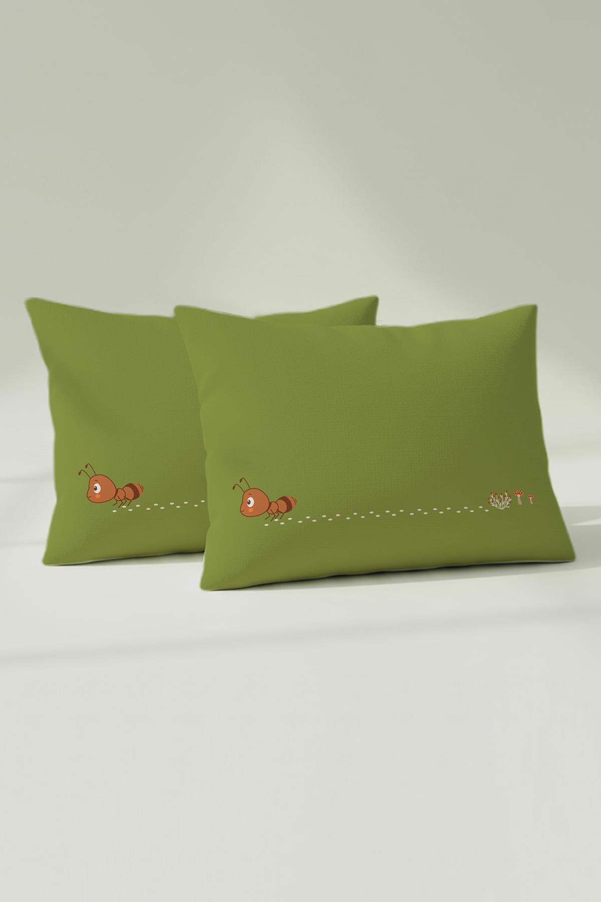 Kanz Yastık Kılıfı Ranforce 2Li (Knz-005) BTiny Ant