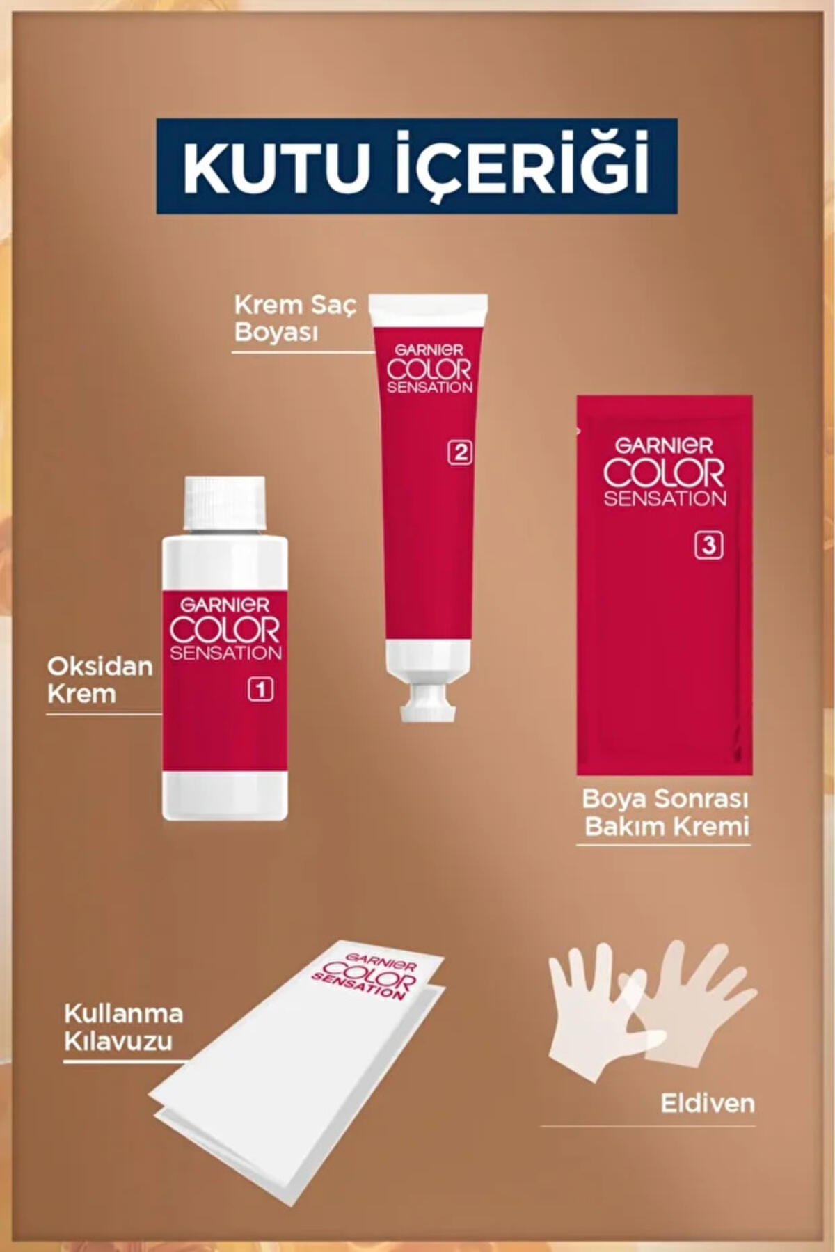 Garnier Saç Boyası Çarpıcı Renkler No:8.31