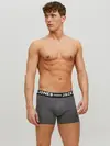 Jack&Jones Erkek Boxer 3Lü 12113943 Bordo-Laci-Gri