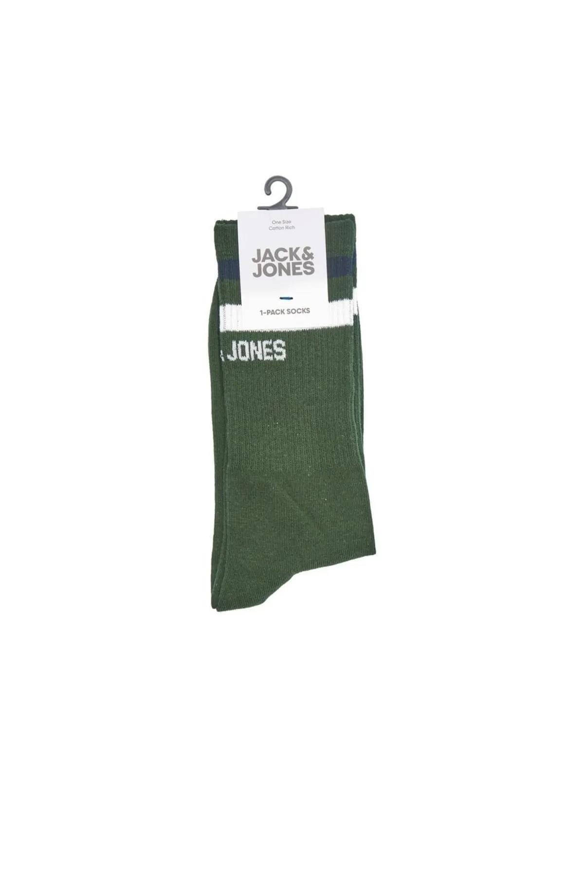Jack&Jones Çorap 12229238 Haki One Size