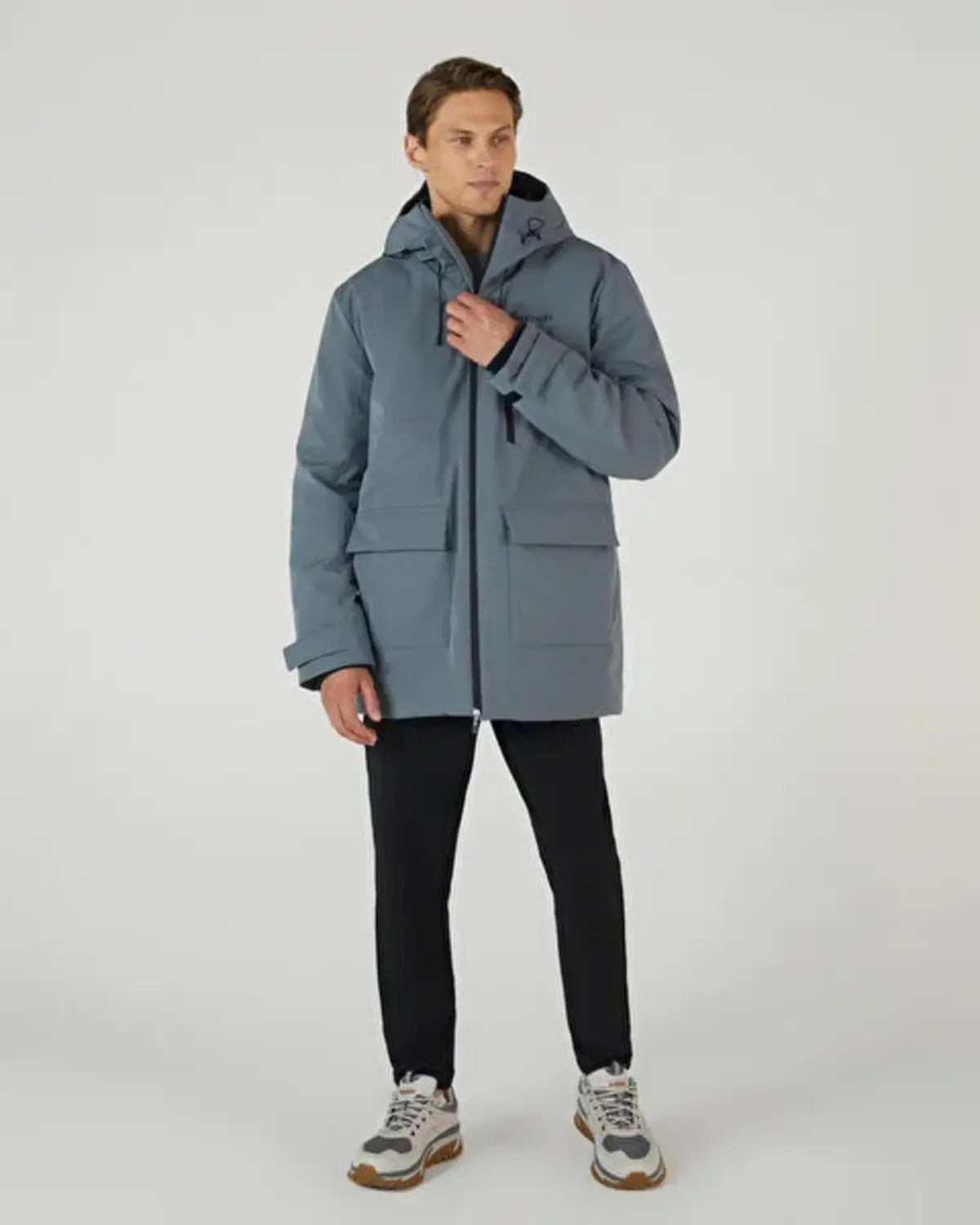 Skechers M Outerwear Coated Jacket S242049-003 Antrasit