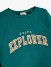 Koton Sweatshirt Erkek Çocuk 5WKB10240TK Yeşil