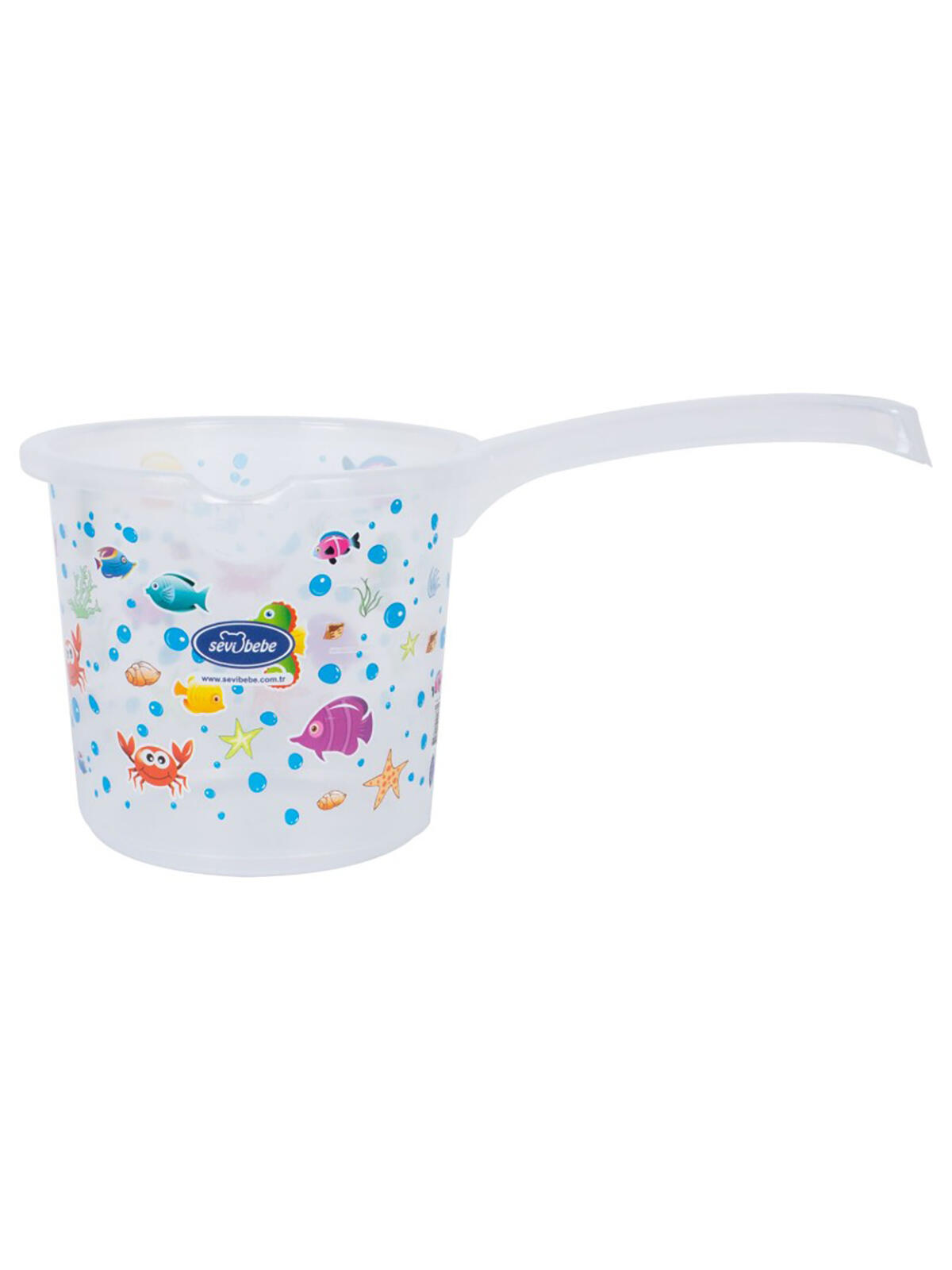 Sevi Banyo Seti 5Li Desenli Beyaz Şeffaf Beyaz 137-50