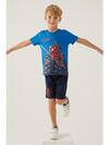 Spiderman Bermuda Takım Erkek Çocuk D4880-3 Kobalt