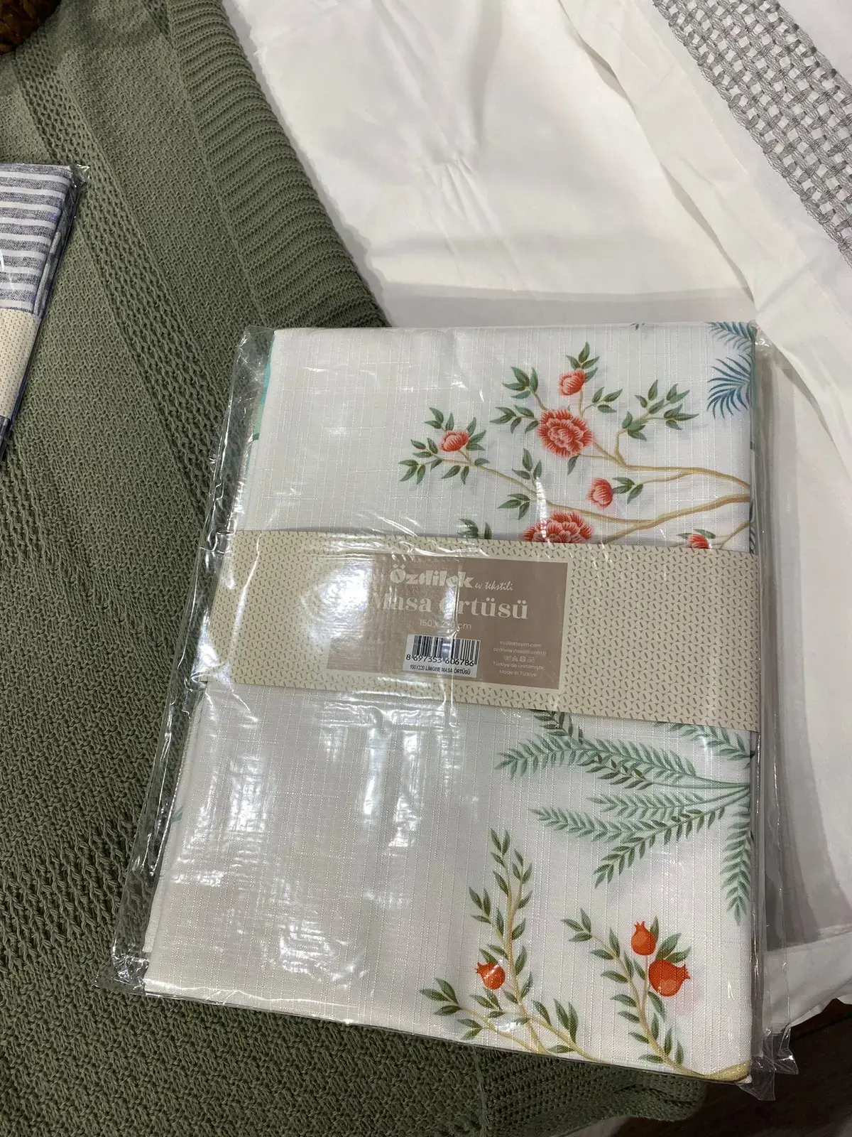 Özdilek Masa Örtüsü Baskılı 150*220 Lımone