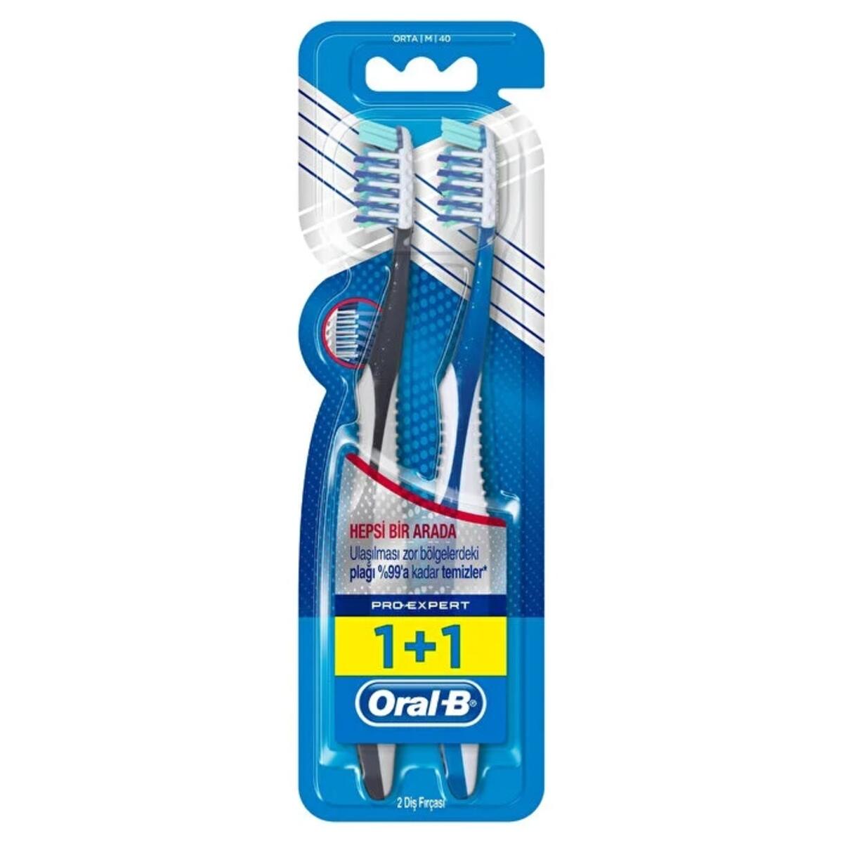 Oral-B Diş Fırçası Pro Expert Advantage Derin Temizlik 2Li