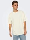 Only&Sons Tişört 22030505 Krem