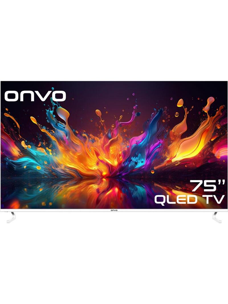 ONVO Qled Tv 75" 75OVF9000UQ 4K Uhd Google Smart
