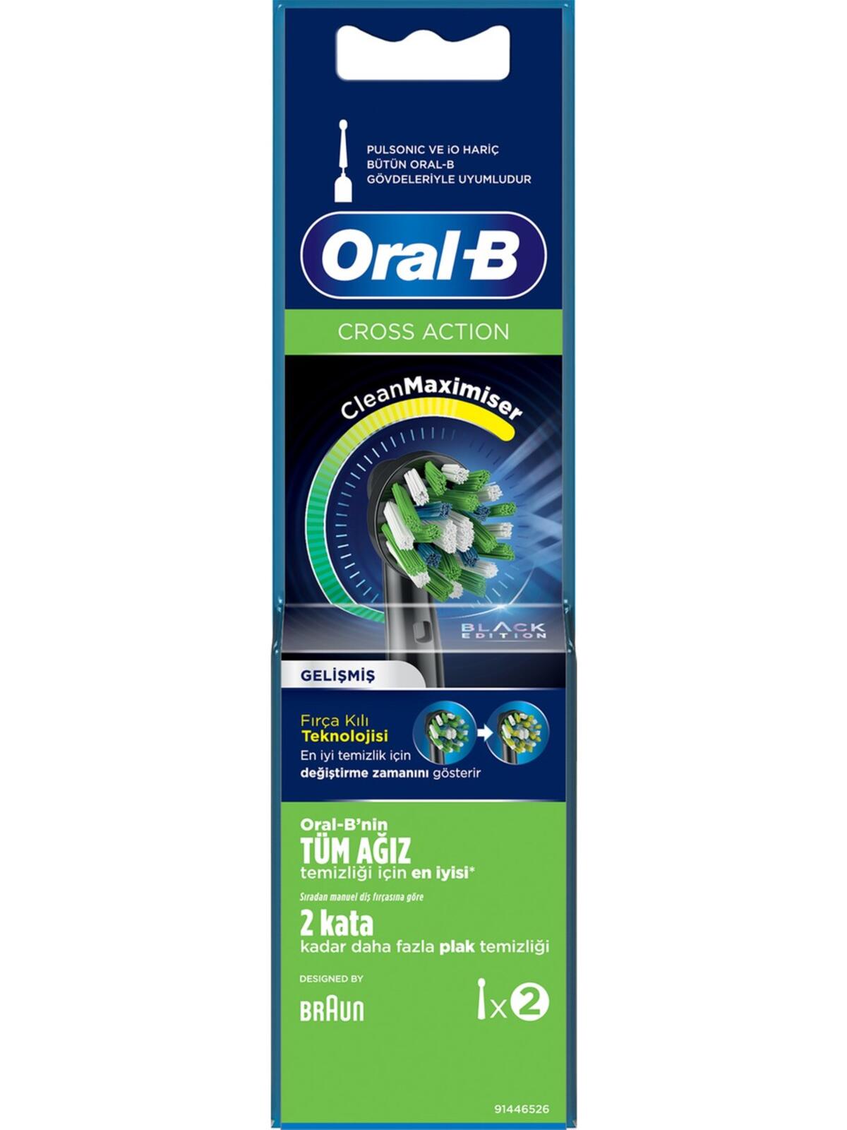 Oral-B Yedek Başlık 2Li Pro Cross Aciton EB50RX