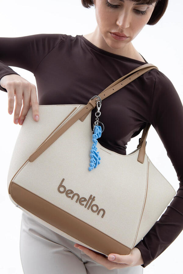 United Colors Of Benetton Kadın Kol Çantası BNT_1523 Bej